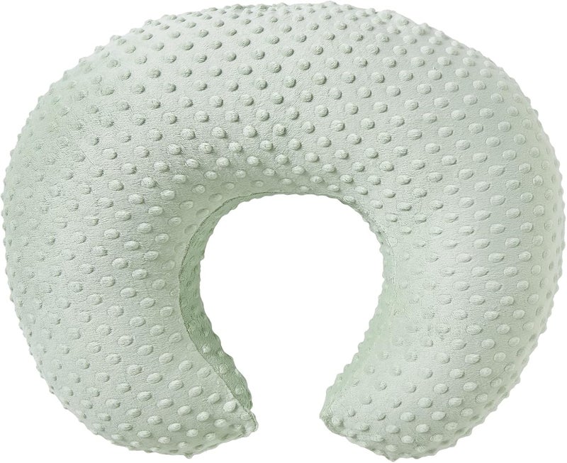 Aullar Pillowcase for Nursing Pillow and Positioner for Breastfeeding and Bottle Feeding, Propping Baby, Tummy Time, Baby Sitting Support, Awake-Time Support, Pillow Cover Only (Meadow Mist) - Image 5